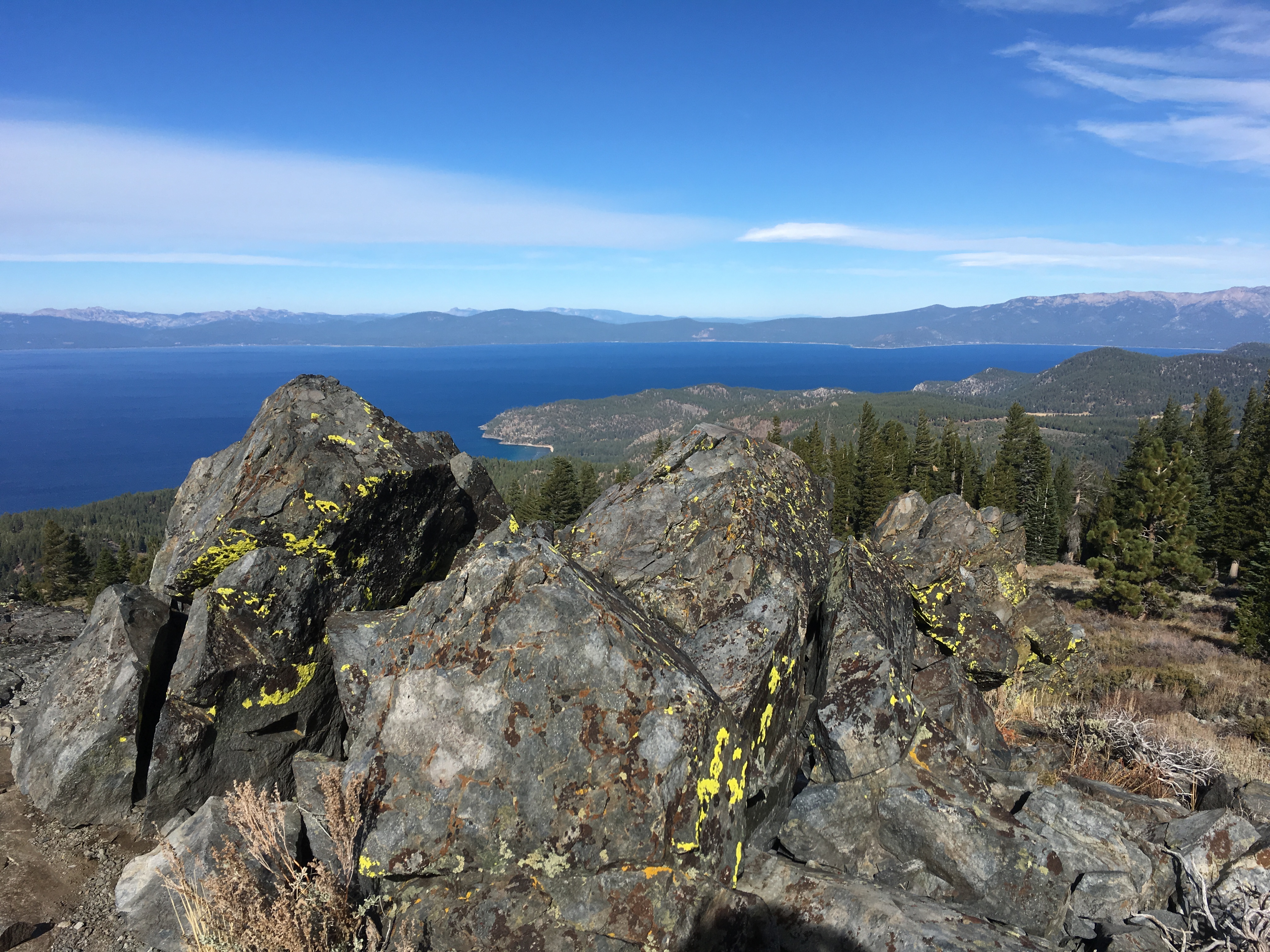 Hiking South Camp Peak & Genoa Peak, Lake Tahoe
