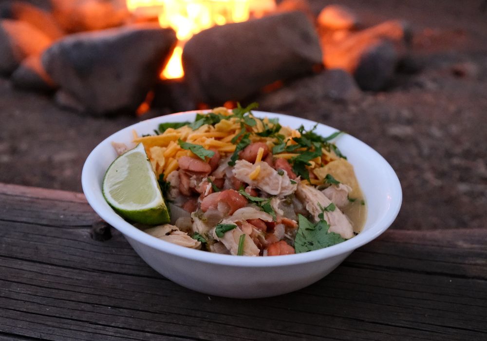 One-Pot Green Chile & Chicken Soup
